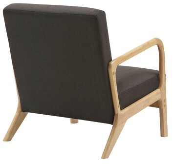 Fauteuil Hebbeng Stof, Bruin