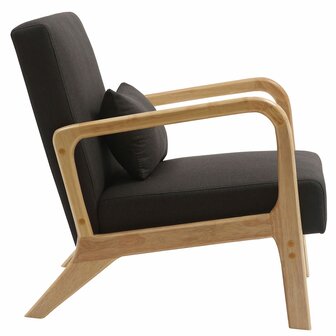 Fauteuil Hebbeng Stof, Bruin