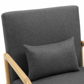 Fauteuil Hebbeng Stof, Grijs