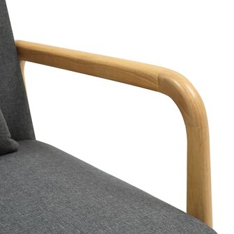 Fauteuil Hebbeng Stof, Grijs