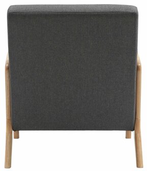 Fauteuil Hebbeng Stof, Grijs