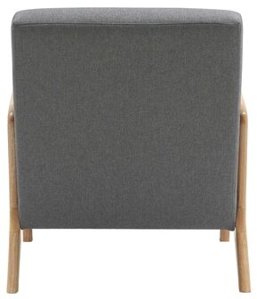 Fauteuil Hebbeng Stof, Grijs