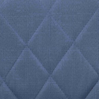 Barstoel Lozia Stof chroom, Blauw