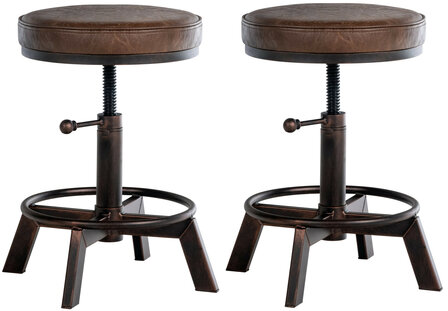 2-delige set kruk Disten, 