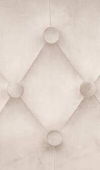 Barkruk Diblun Fluweel wit, Creme