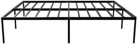Metalen bed Himlan 200x140x41 cm, Zwart
