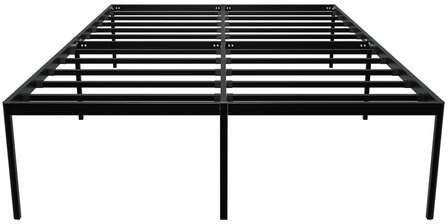 Metalen bed Himlan 200x140x41 cm, Zwart