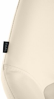 Barstoel Braga Goud Kunstleer, Creme