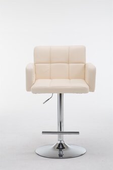 Barstoel Les Engalos Kunstleer C, Creme