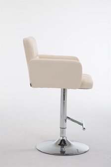 Barstoel Les Engalos Kunstleer C, Creme