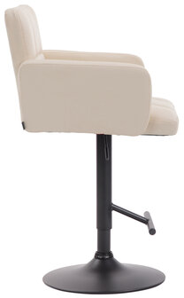 Barkruk Les Engalos zwart, Creme
