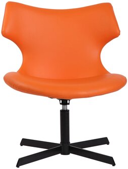 Ligstoel Wallend Kunstleer, Oranje