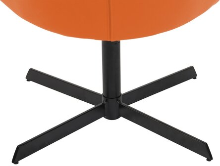Ligstoel Wallend Kunstleer, Oranje