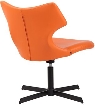 Ligstoel Wallend Kunstleer, Oranje