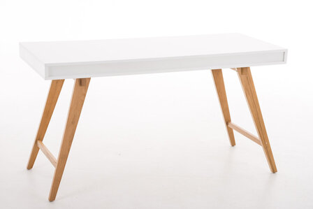 Bureau Pirti 140 cm V2, Wit