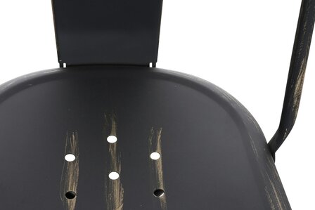 4-delige set stoelen Binedekt antiek, Zwart