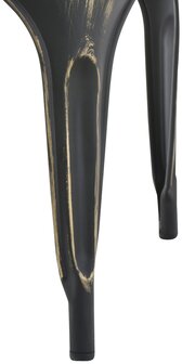 4-delige set stoelen Binedekt antiek, Zwart