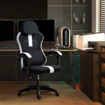 Bureaustoel Maltoni Stof, Wit