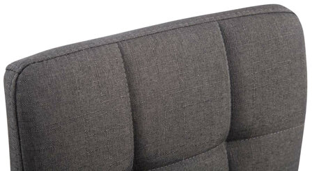 4-delige set Palma Lounger V2 Stof, Grijs