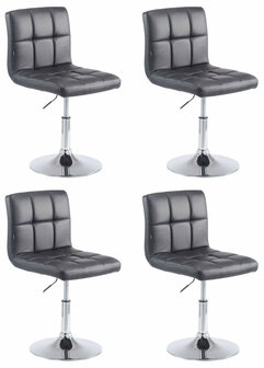 4-delige Loungeset Pilmi V2, Zwart