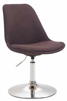 4-delige set stoelen Miverack C Stof, Bruin