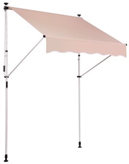 Klemzonnescherm Wistirla 200x120 cm, 