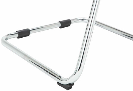 Set van 2 bezoekersstoelen Aeruke, Zwart