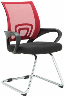 Set van 2 bezoekersstoelen Aeruke, Rood