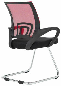 Set van 2 bezoekersstoelen Aeruke, Rood