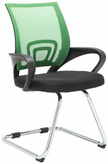 Set van 2 bezoekersstoelen Aeruke, Groen