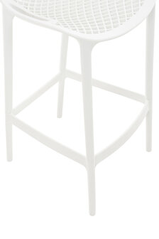 2-delige set barkruk Iar, Wit