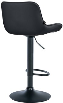 Barkruk Venoro kunstleer zwart, Zwart