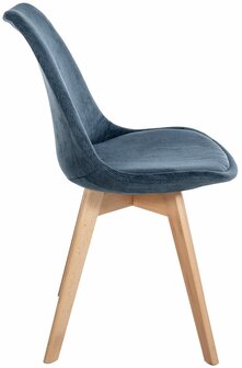 Stoel Linares Koord, Blauw