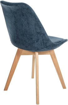 Stoel Linares Koord, Blauw