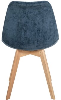 Stoel Linares Koord, Blauw