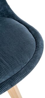 Stoel Linares Koord, Blauw