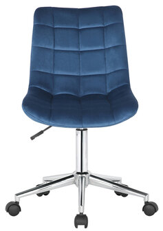 Bureaustoel Modferd Fluweel, Blauw