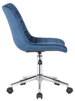 Bureaustoel Modferd Fluweel, Blauw