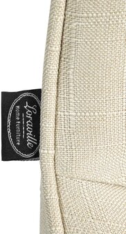 Barkruk Venoro Stof zwart, Creme