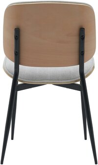 Bezoekersstoel Teffen Stof, Creme