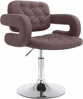 Ligstoel Diblun Stof, Bruin