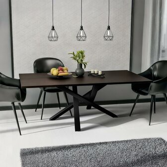 Tafelpoten Fenniy 120x70x72, Zwart
