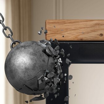 Bijzettafel Montea 46x25x63 cm, 