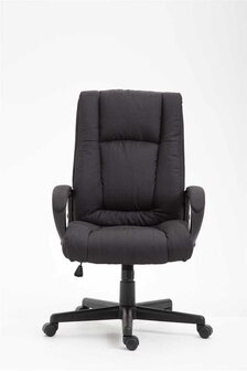 Bureaustoel XL Spirti Stof, Zwart