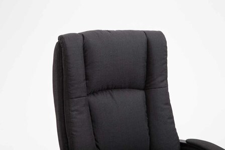 Bureaustoel XL Spirti Stof, Zwart