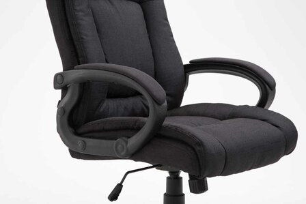Bureaustoel XL Spirti Stof, Zwart