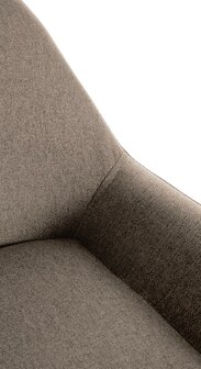 Barkruk Braga Goud Stof, Taupe