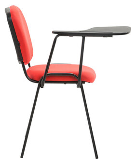 4-delige set stoelen Kin met inklapbare tafel stof, Rood