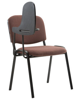 4-delige set stoelen Kin met klaptafel stof, Bruin