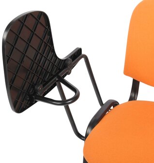 4-delige set stoelen Kin met klaptafel stof, Oranje